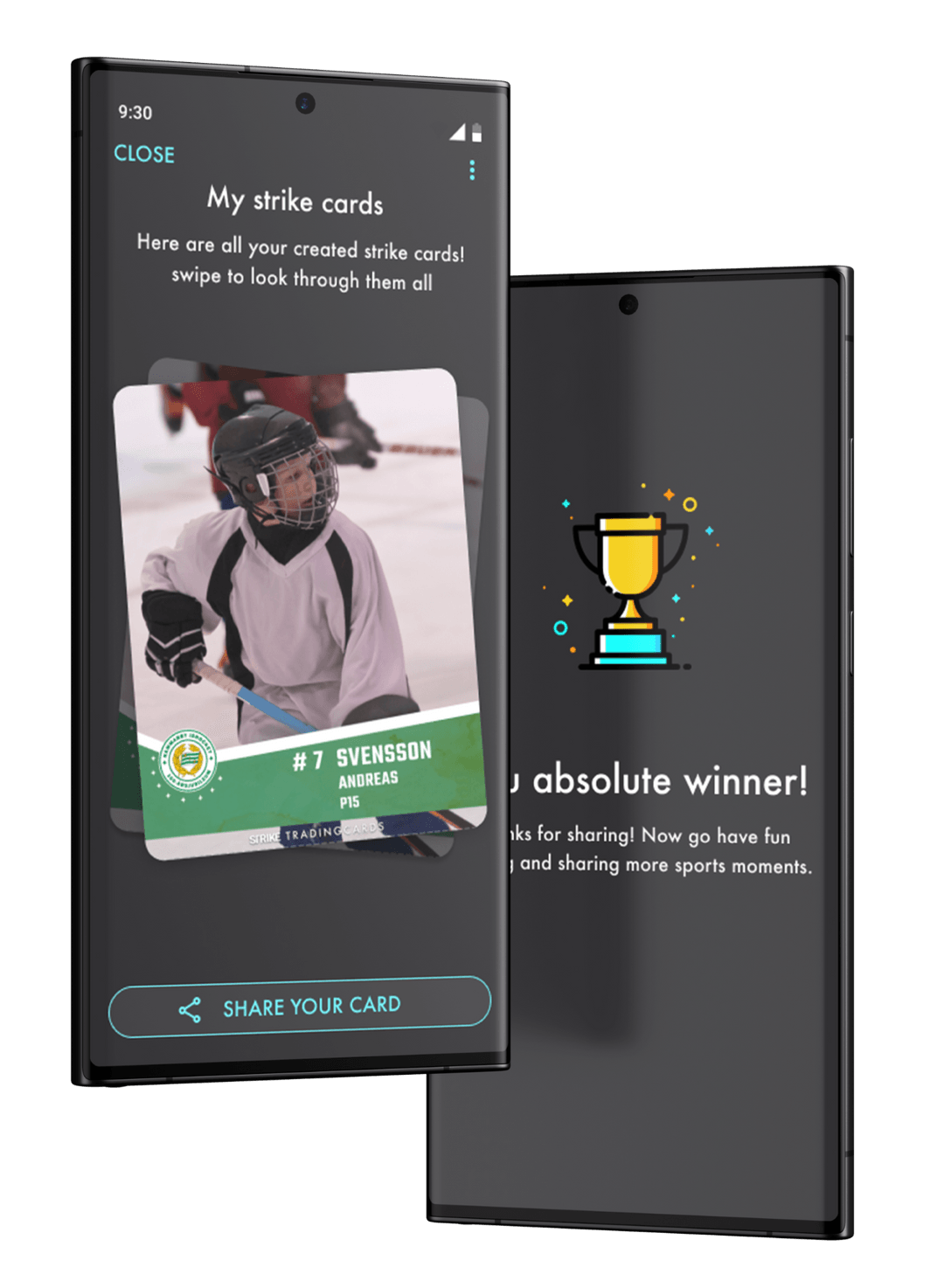 Strike Trading Cards Make Digital Sports Cards!